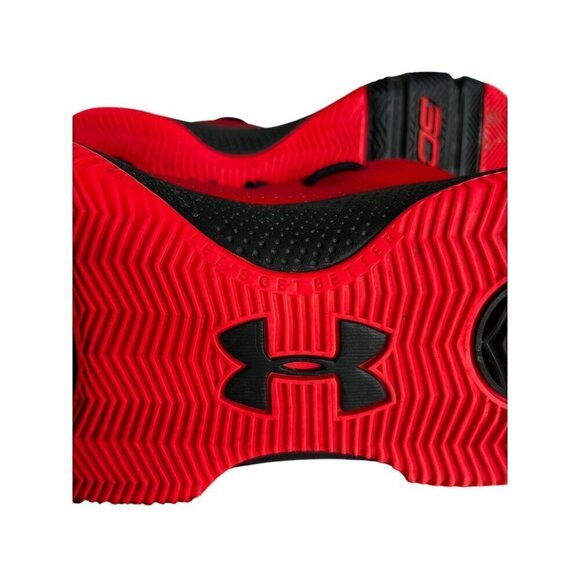Under Armour Young Sc 3 zero Red and Black Size 7 - Picture 14 of 16